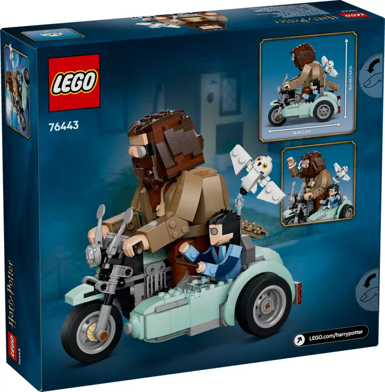 LEGO® Przejażdżka motocyklowa Hagrida i Harry’ego 76443 - tantis.pl