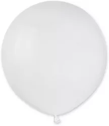 Balony pastelowe białe 48cm