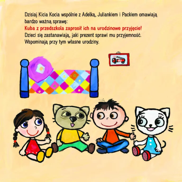 Kicia Kocia idzie na urodziny - tantis.pl