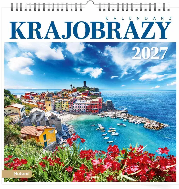 Kalendarz 2027 ścienny Krajobrazy 33x33 - tantis.pl