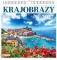 Kalendarz 2027 ścienny Krajobrazy 33x33 - tantis.pl