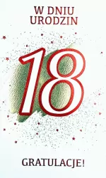 Karnet. Urodziny Osiemnastka