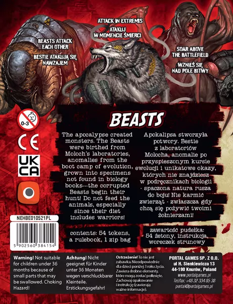 Beasts. Neuroshima Hex! 3.0 - tantis.pl
