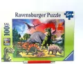 Puzzle 100. Pośród dinozaurów - tantis.pl