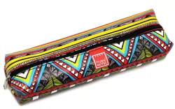 Color book. Piórnik duży, etniczne wzory