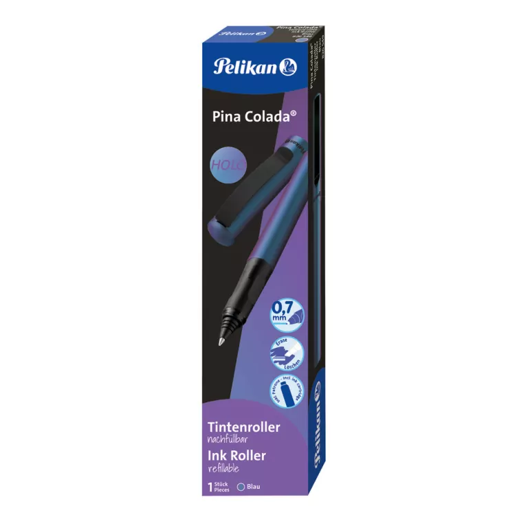 Pióro kulkowe Pina Colada Holo niebieskie PELIKAN - tantis.pl