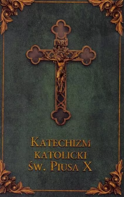Katechizm katolicki Św. Piusa X. Zielony - tantis.pl