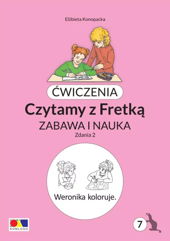 Ćwiczenia. Czytamy z Fretką. Zdania 2. Część 7 - tantis.pl