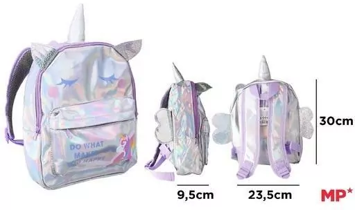 Plecak Fantazja jednorożec 9,5x23x5x30cm - tantis.pl