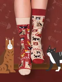 Skarpety: Kocia Mama 35-38 - tantis.pl