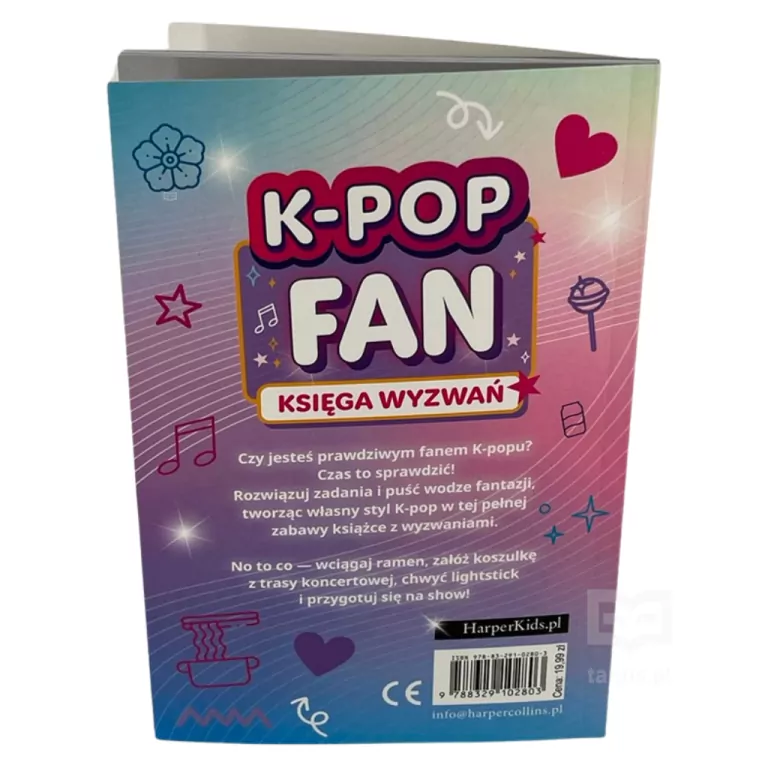 K-POP FAN Księga wyzwań - tantis.pl