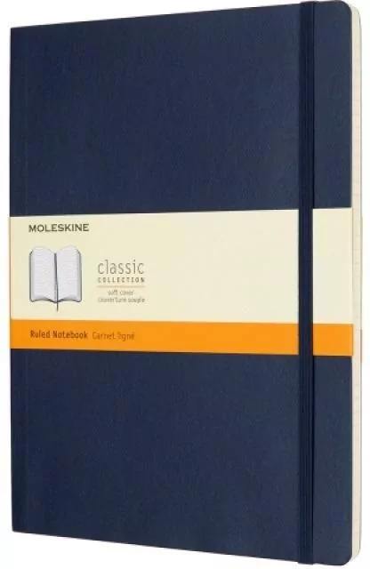 Notes Classic collection. Linia. Szafirowy. Moleskine - tantis.pl