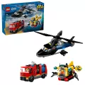 LEGO® City. Zestaw z helikopterem, wozem strażackim i łodzią podwodną 60462 - tantis.pl