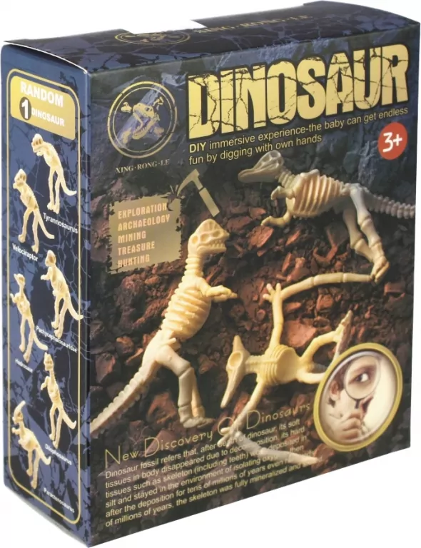 Zestaw archeologa Skamielina Dinozaur Mega Creative 524389 p12, cena za 1 szt - tantis.pl