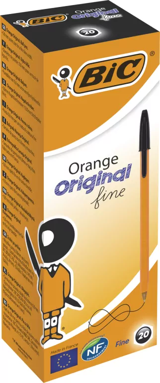 Długopis Orange Original. Czarny 20 sztuk - tantis.pl