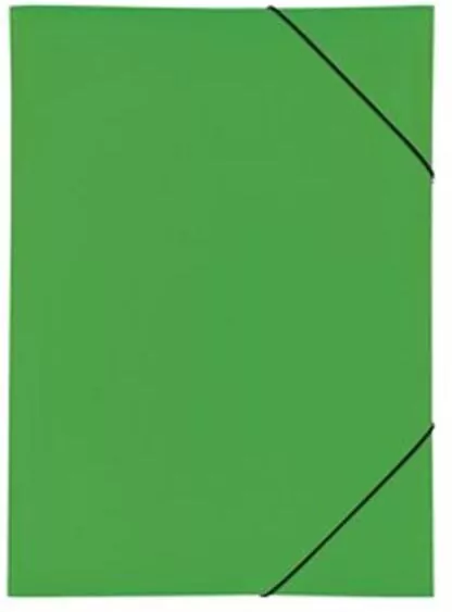 Teczka z gumką PP A3, Zielony - tantis.pl