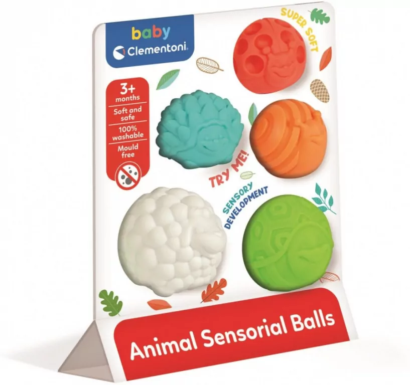 Piłeczki sensoryczne Zabawka. Clementoni - tantis.pl