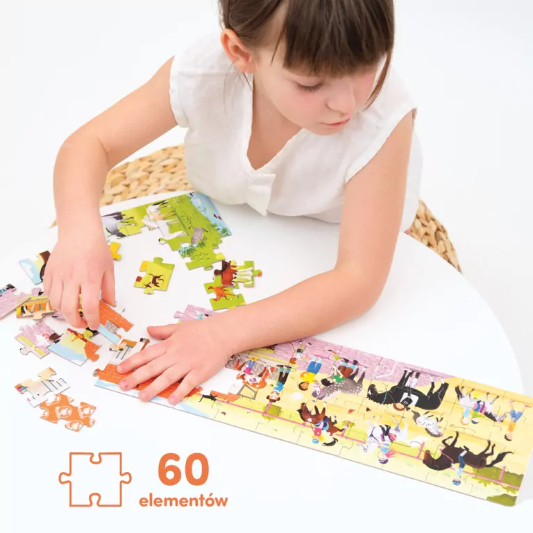 CzuCzu. Stadnina. Puzzle panoramiczne. 4+ - tantis.pl