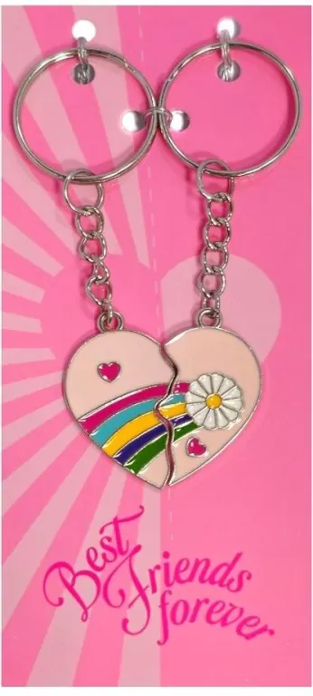 Brelok Best friends Tęcza - tantis.pl