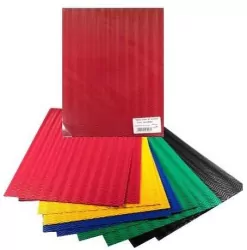 Tektura falista 3D kolorowa 25x35cm 10 arkuszy
