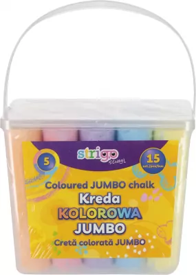 Kreda chodnikowa Jumbo kolorowa