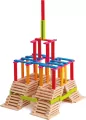 Klocki drewniane kolorowe Emma 200 sztuk 95004 Woody - tantis.pl