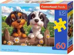 Puzzle 60 Happy Duchhunds CASTOR
