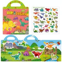 Książeczka z naklejkami - dinozaury - tantis.pl