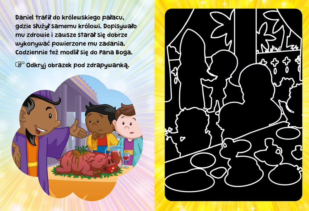 Biblijna zdrapywanka. Daniel i lwy - tantis.pl