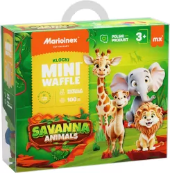 Mini Waffle 100el Animals Sawanna