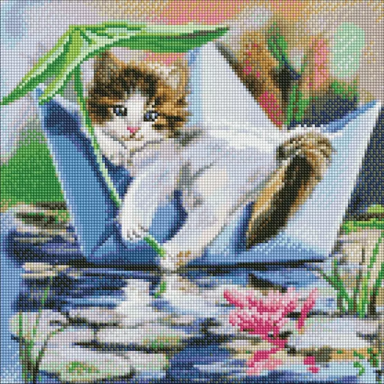 Doamentowa mozaika - Relaks w lecie 40x40cm - tantis.pl