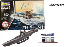 Revell Starter Kit-German Submarine Type VII C/41