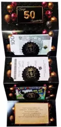 KARNET URODZINY 50 DL HARMONIJKA Z KOP NERC-003