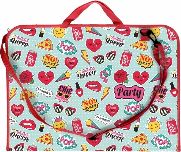 Teczka na rysunki A3 z nadrukiem. Stickers - tantis.pl