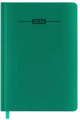Kalendarz książkowy 2026 A5 zielony EASY