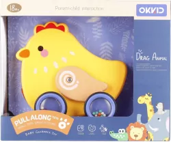 Zabawka do ciągnięcia Kura