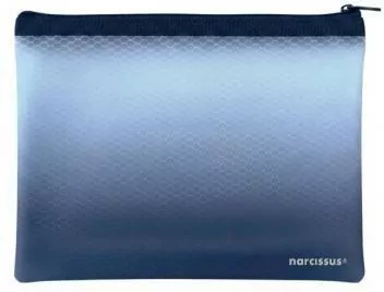 Torebka na zamek mesh Maxi EVA A5 czarna - tantis.pl