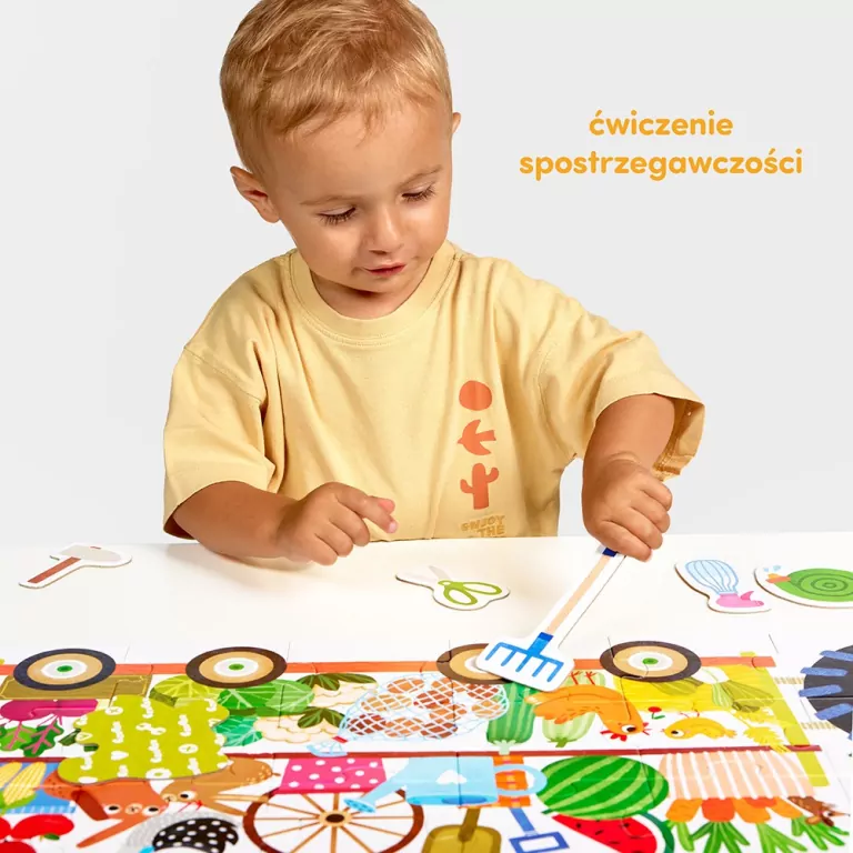 CzuCzu. Moto puzzle Traktor 3+ - tantis.pl