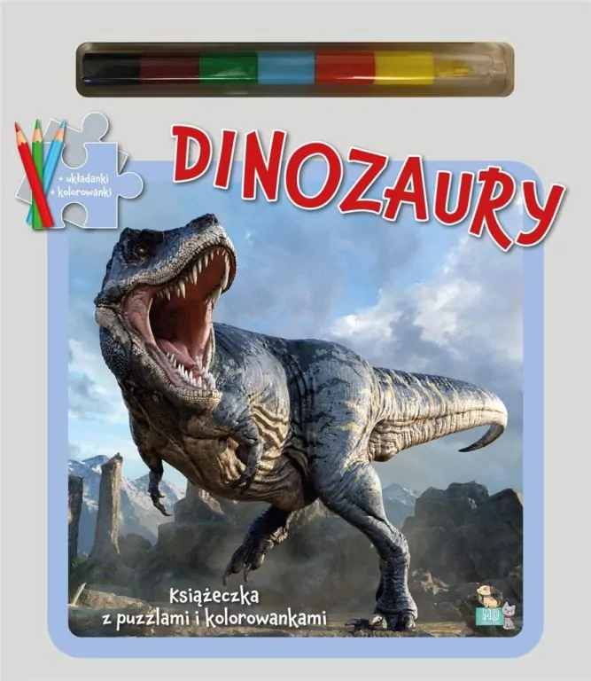 Książeczki z puzzlami. Dinozaury - tantis.pl