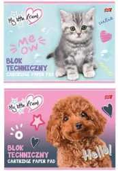 Blok techniczny A4/10K My little friend