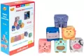 Miękkie klocki sensoryczne, 12 elementów - tantis.pl