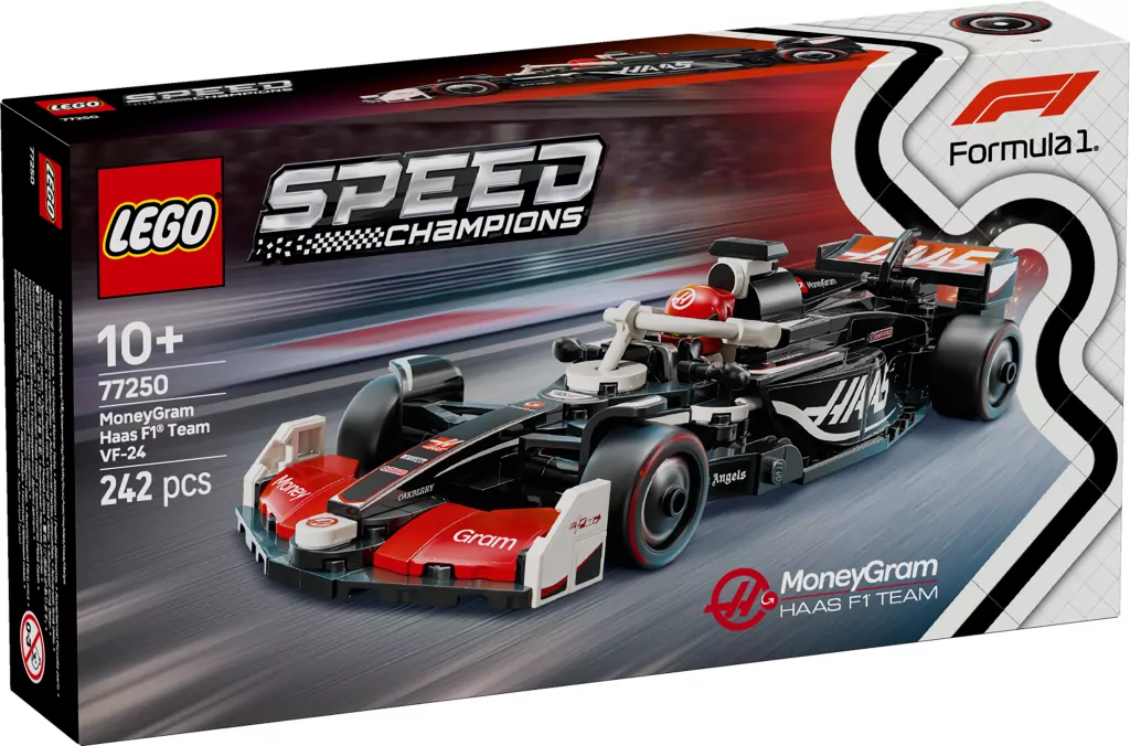 LEGO® Speed Champions. Bolid F1® MoneyGram Haas Team VF-24 77250 - tantis.pl
