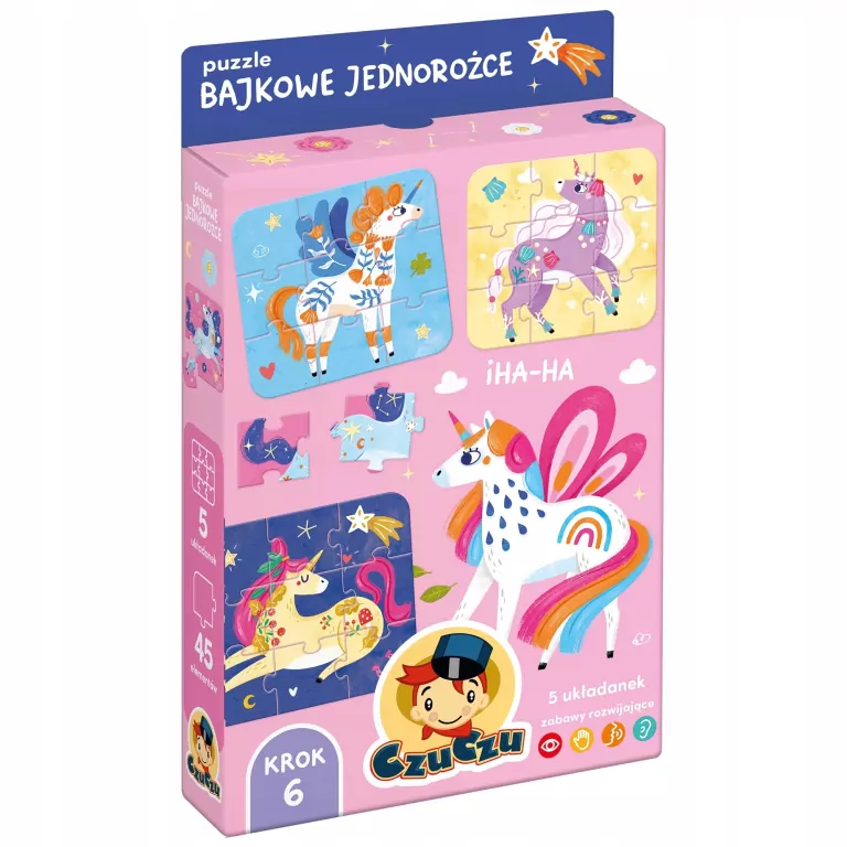 CzuCzu Puzzle. Bajkowe jednorożce - tantis.pl