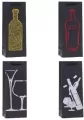 Torebka ozdobna na butelkę 12x36x9cm mix ROZETTE - tantis.pl