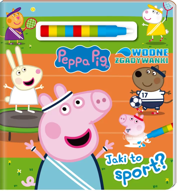 Jaki to sport. Wodne zgadywanki. Świnka Peppa - tantis.pl