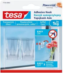 Haczyk dekoracyjny przezroczysty 1kg 2szt