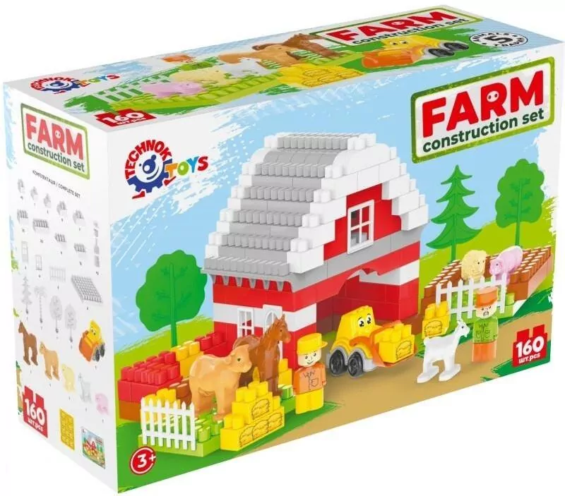 Zestaw konstruktor Farma 160el - tantis.pl