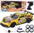 Auto sportowe R/C podświetlana karoseria żółte - tantis.pl