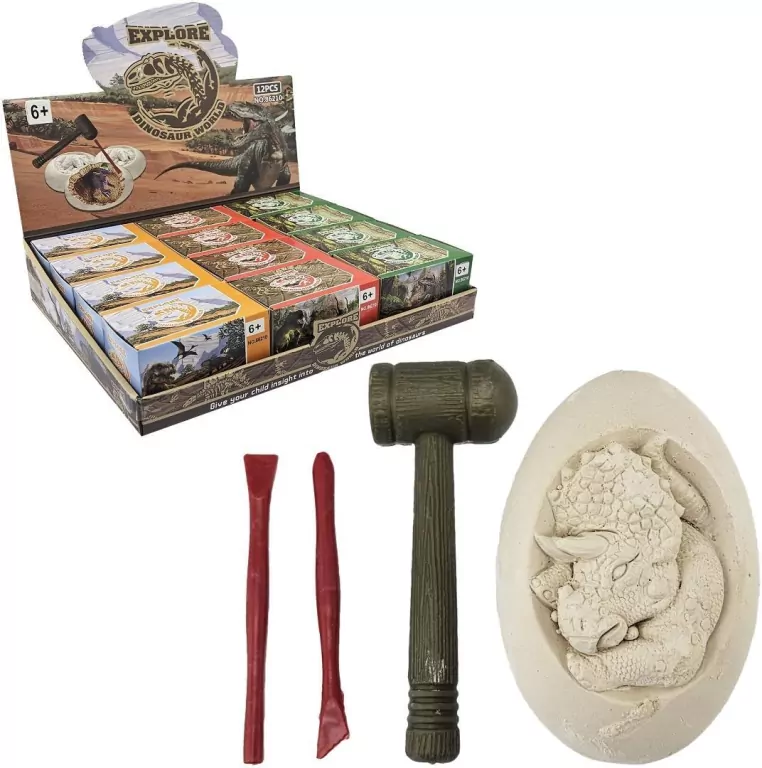 Wykopaliska paleontolog dinozaur w jajku MIX - tantis.pl