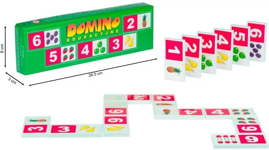 Domino edukacyjne duże - tantis.pl